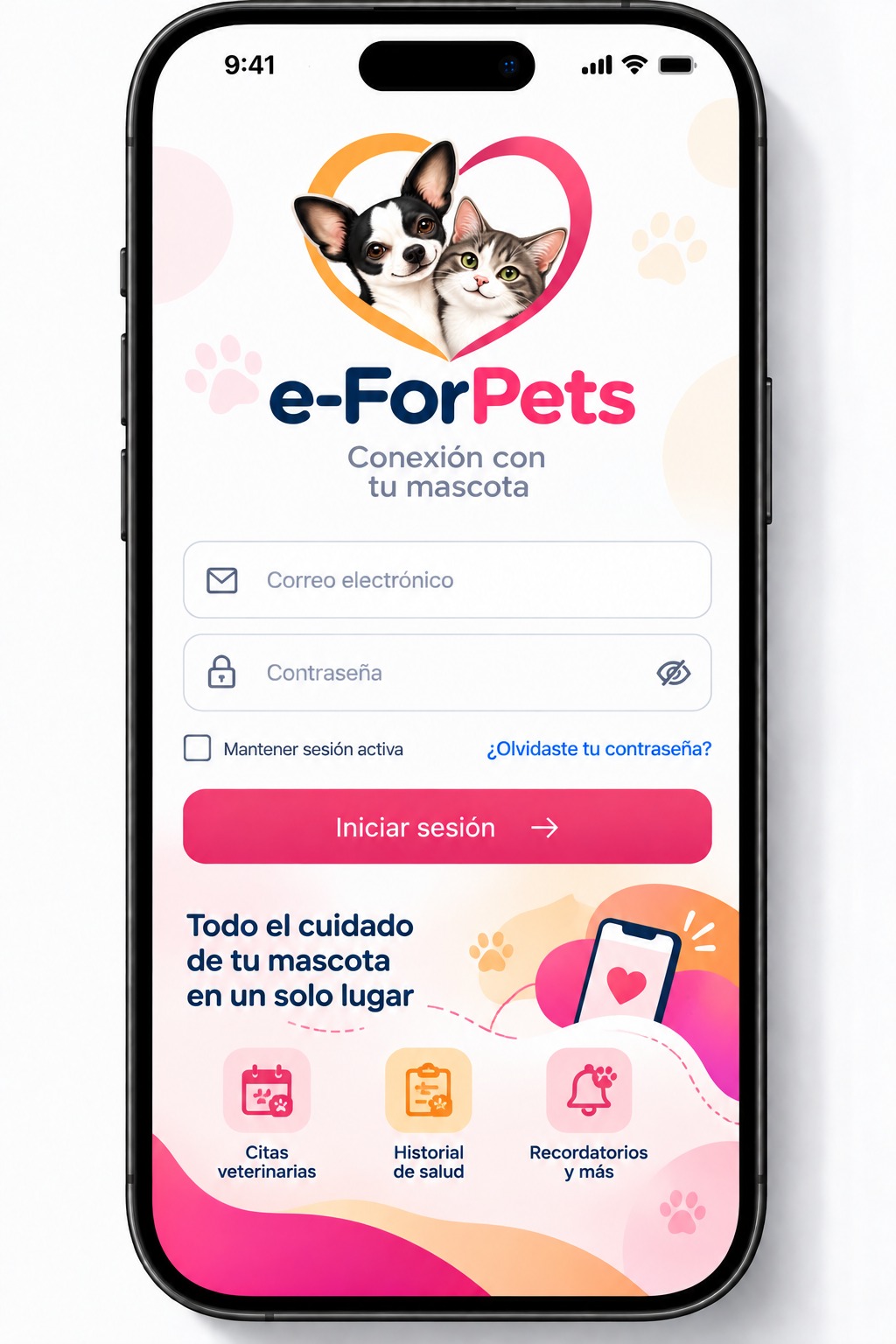 e-ForPets App Móvil